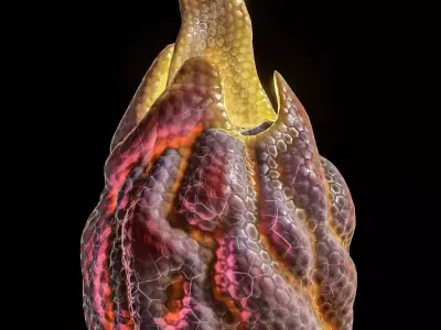 Alien Eggs Low-poly 3D model