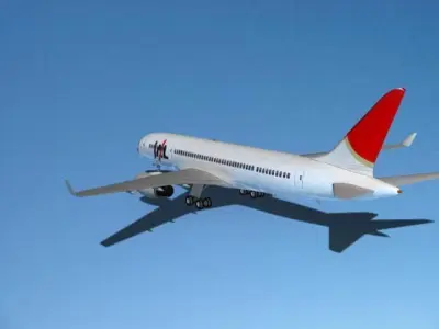 Boeing 787-8 Japan Airlines 3D model