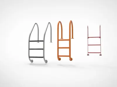 Boat stairs deck 3D model