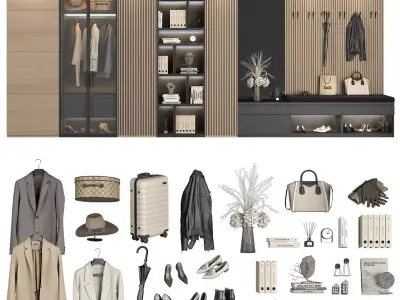 Entryway furniture 99 part 1 3D model