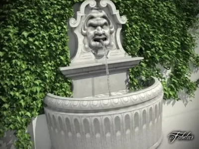 Fountain 09 3D model