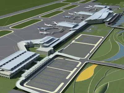 Airport 2 3D model