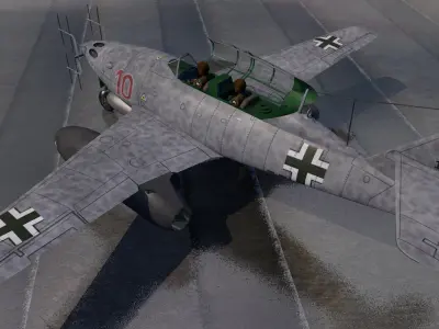 Messerschmitt Me-262B-1a Nachtjager 3D model
