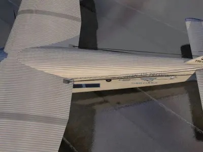 5-AT Trimotor 3D model