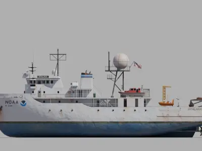 Oceanographic Research 3D model