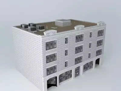 Studio House Apartments Free 3D model