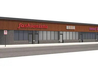 Retail-081 Retail Store 3D model