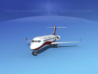 Comac ARJ21-700 Shanghai Airlines 3D model