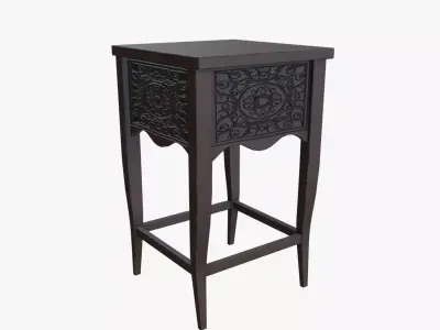 Medieval Furniture V5 Low-poly 3D model