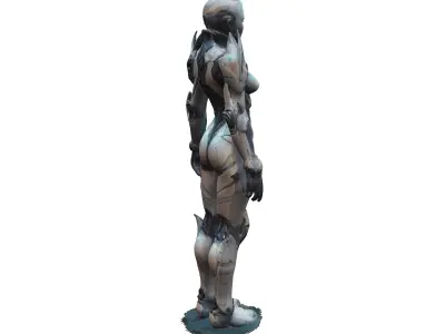 scifi fantasy female protonic humanoid extremely detailed hig... 3D model