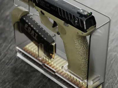 FORT-28 mod2 Low-poly 3D model