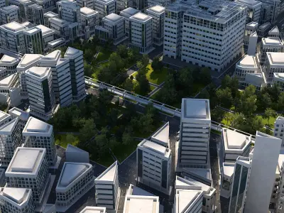 Mega City 2024 3D model