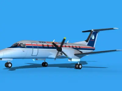 Embraer EMB120 AirMinas 3D model