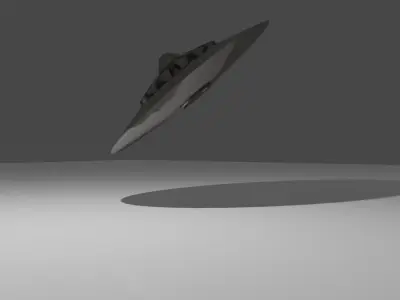 Mysterious UFO craft  3D model