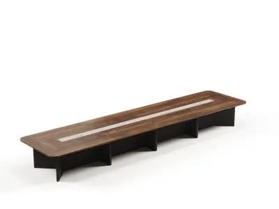 Modern Office Meeting Table For Director Free 3D model