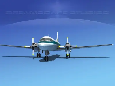 Convair CV-580 Frontier 1 3D model