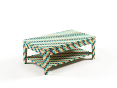 Modern Office Coffee Table For Director Free 3D model