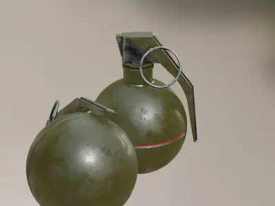 Frag Grenade 3D model