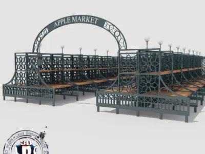 Apple Market - Covent Garden 3D model