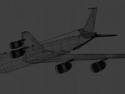 Boeing KC-135 Stratotanker 3D model