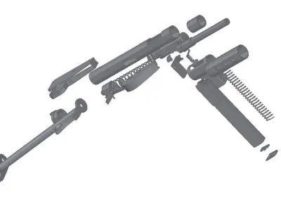 STEN MkII 3D model