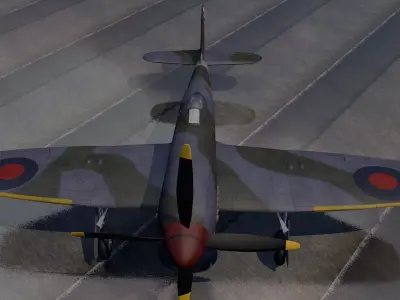 Hawker Tempest Mk-5 3D model
