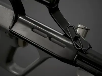 Steyr Aug PBR Low-poly 3D model