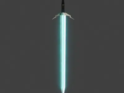 viking sword  Low-poly 3D model get