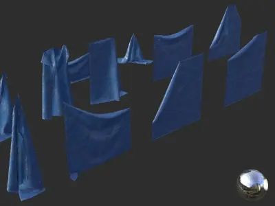 Tarp Assets 02 Low-poly 3D model