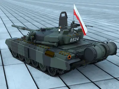 PT 91 Twardy 3D model