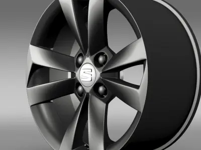 Seat Mii Vibora Negra  rim 3D model