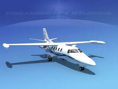 Dreamscape AT-48 Jet Executive V07 3D model