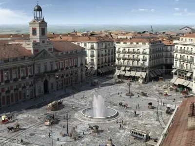 Plaza Puerta del Sol de Madrid 3D model
