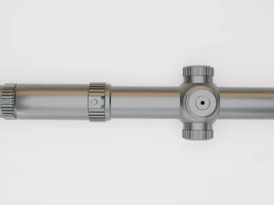 Sniper glass 3D model 3D model