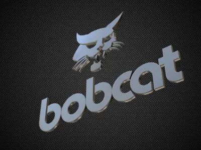 bobcat logo 3D model