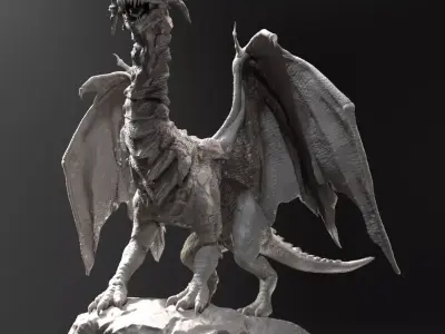 Dragon Zbrush HD 3D model