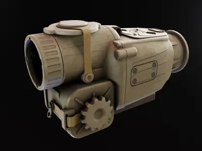 EOTech CNVDT thermal night vision Low-poly 3D model