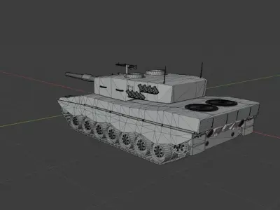 LEOPARD 2A7 Free 3D model