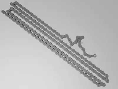 Shimano bike chain CN-HG 3D model