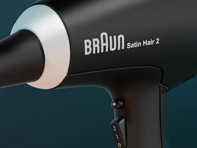 hair dryer concept 3D model