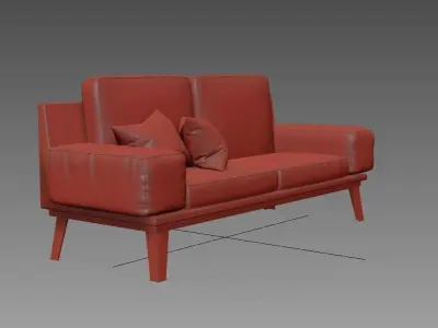 free persian fabric sofa Free 3D model