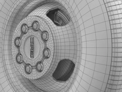 GMC Sierra 3500HD 2008 wheel 3D model