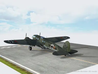 Heinkel He-111 3D model