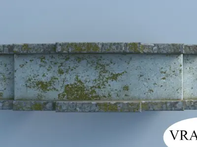 Old bridge Free low-poly 3D model