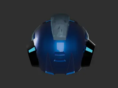 Megaman X Version Ka Helmet 3D model