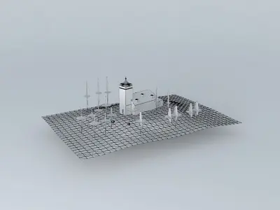 Riga Bikeru Evangelical Lutheran Church Free 3D model