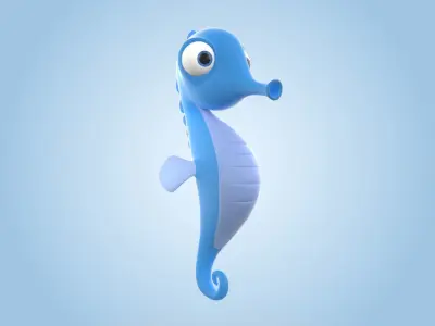 Seahorse 3D model