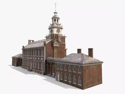 Independence Hall 3D model