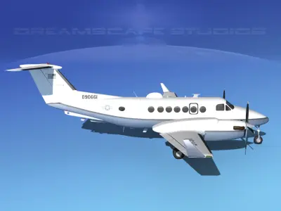 Beechcraft MC-12W Liberty V01 3D model