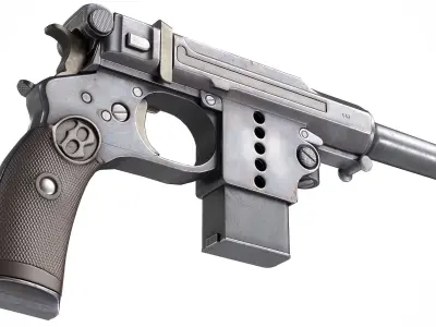 PBR Bergmann No5 Low-poly 3D model